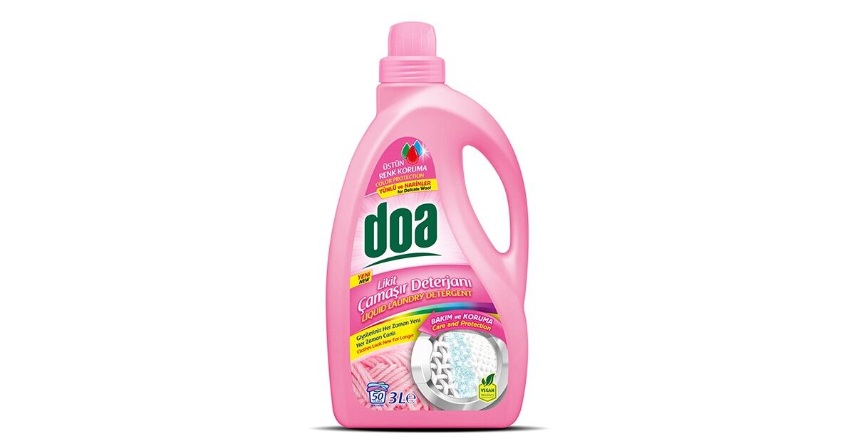 Doa Sıvı Çamaşır Deterjanı Yünlü Ve Narinler 2700ml