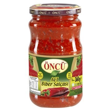 Öncü Acı Biber Salçası 360gr cam