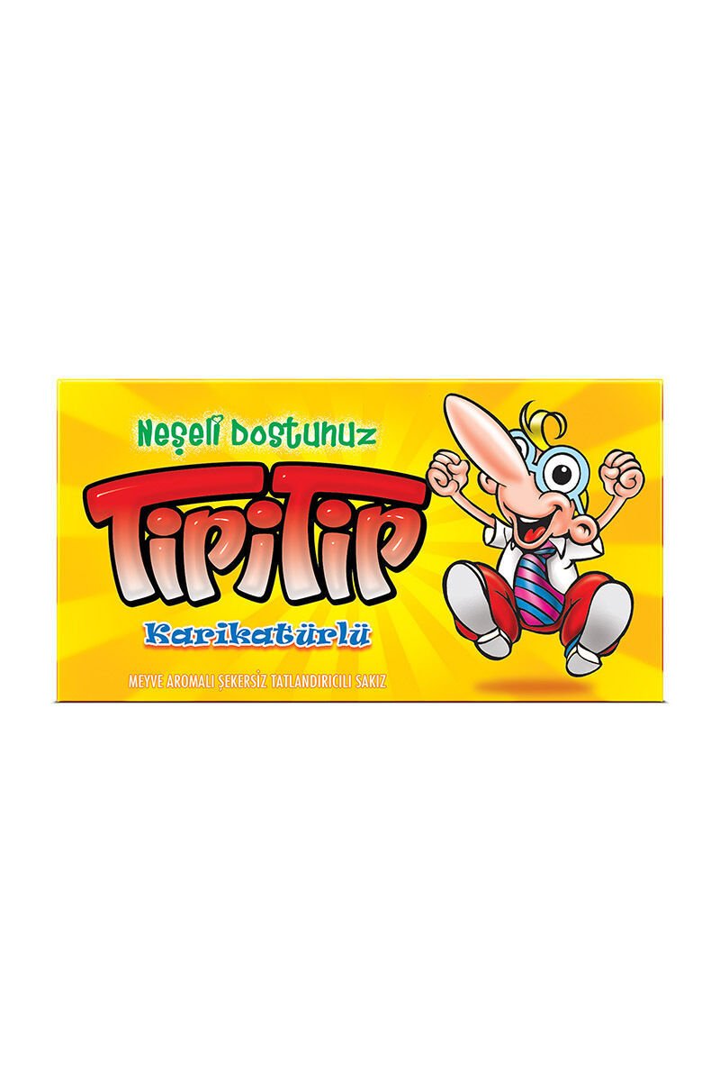 Tipitip Karışık Meyve Aromalı Şekersiz Tatlandırıcılı Sakız 27gr