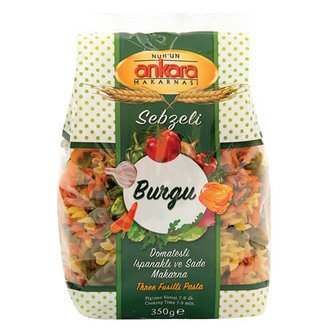 Nuh'un Ankara Sebzeli Burgu Makarna 350gr