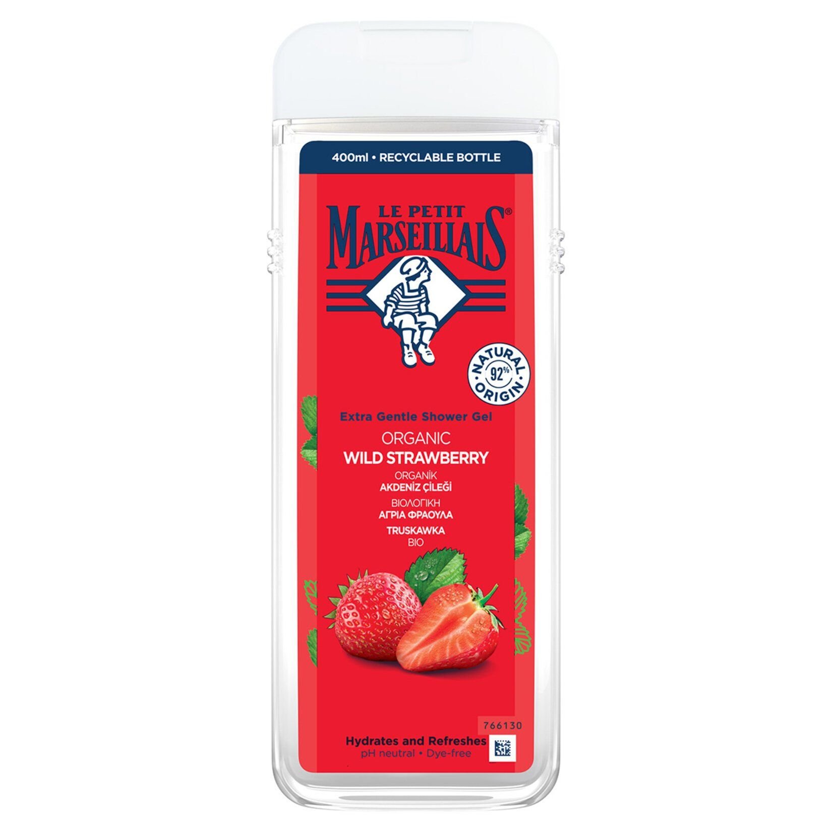 Le Petıt Marseıllaıs Duş Jeli Organik Akdeniz Çileği  400 ml