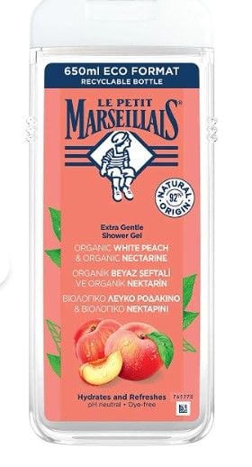 Le Petıt Marseıllaıs Duş Jeli Organik Beyaz Şeftali & Organik Nektarin  400 ml