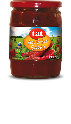 Tat Acı Biber Salçası 550gr cam