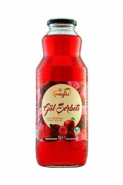 Meysu Gül Şerbeti 1000ml cam