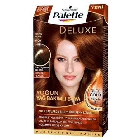 Palette Krem Boya Tarçın Kahve Set Saç Boyası