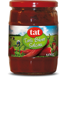 Tat Tatlı Biber Salçası 550gr cam