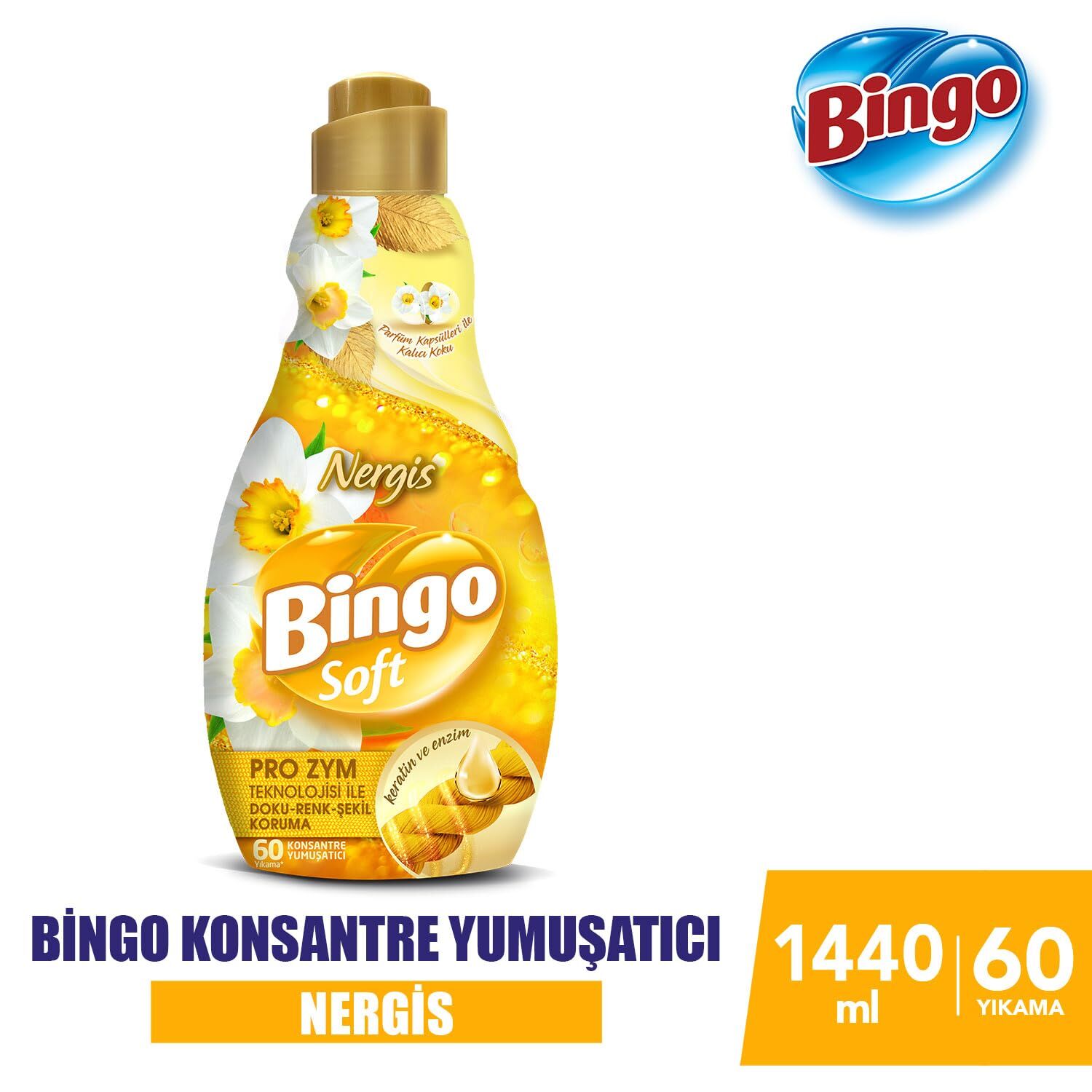 Bingo Soft Konsantre Yumuşatıcı Nergis 1440ml