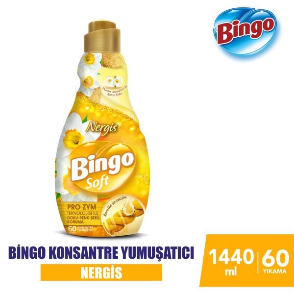 Bingo Soft Konsantre Yumuşatıcı Nergis 1440ml