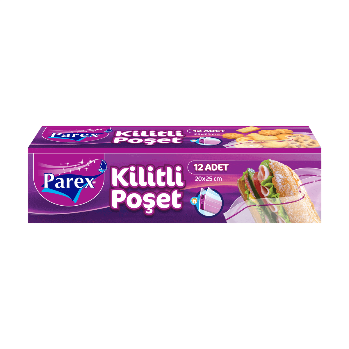 Parex Kilitli Poşet 12 Adet