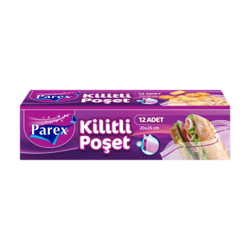 Parex Kilitli Poşet 12 Adet