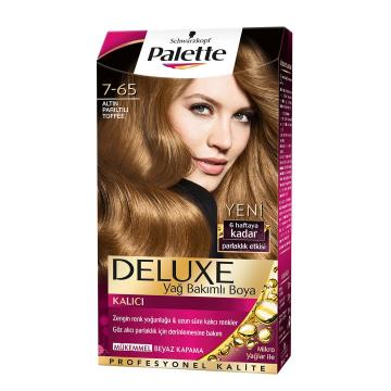 Palette Krem Boya Altın Parıltılı Toffee Set Saç Boyası