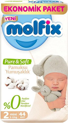Molfix Pure&Soft Jumbo Boy 2 Beden 3-6kg