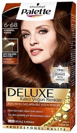 Palette Krem Boya Karamel Kahve Set Saç Boyası