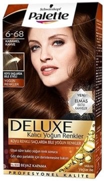 Palette Krem Boya Karamel Kahve Set Saç Boyası