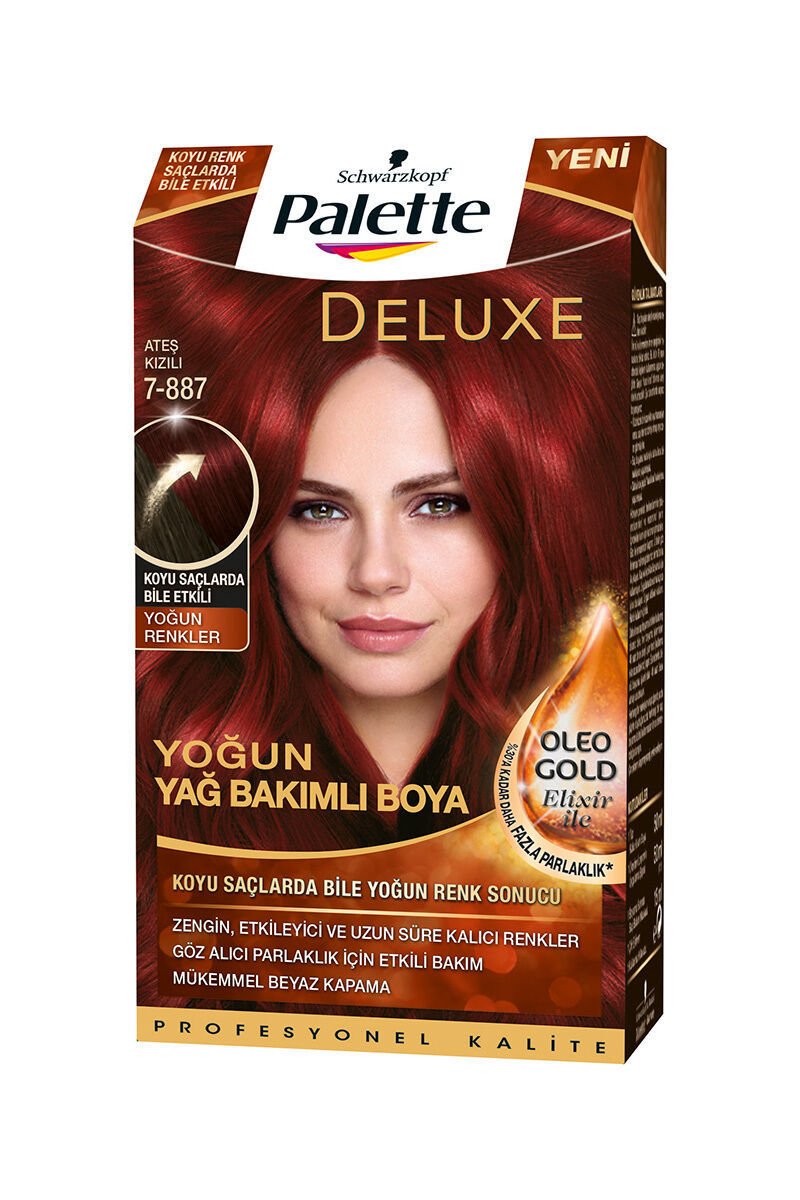 Palette Krem Boya Ateş Kızılı Set Saç Boyası