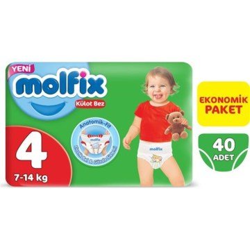 Molfix Külot Bez Jumbo Boy 4 Beden 7-14kg