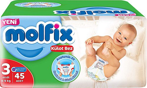 Molfix Külot Bez Jumbo Boy 3 Beden 4-9kg