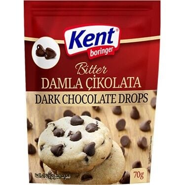 Kent Bitter Damla Çikolata 70gr
