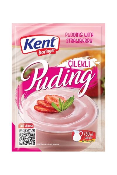 Kent Puding Çilekli 125gr