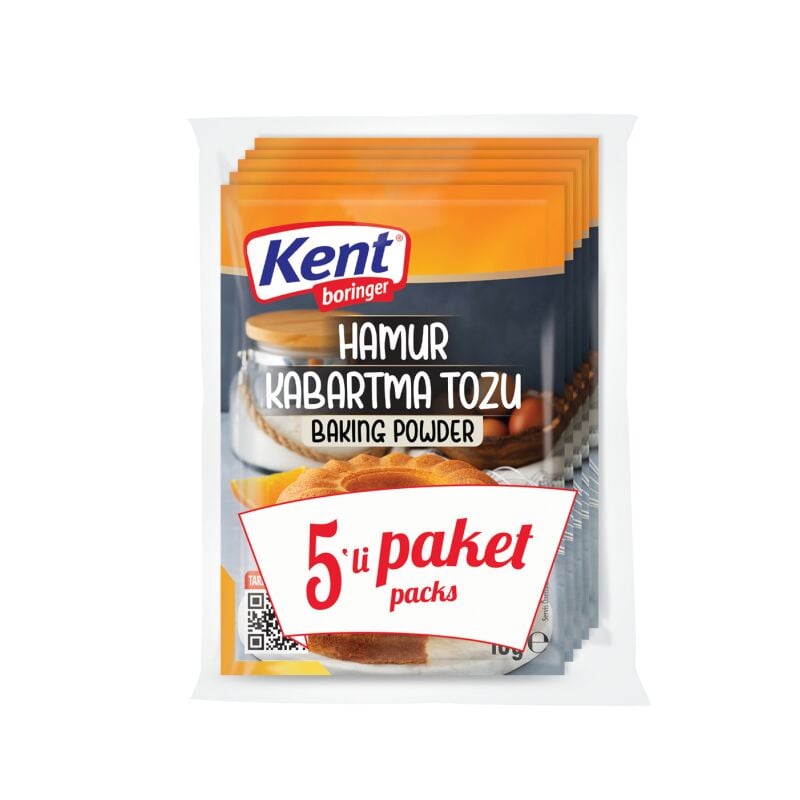 Kent Hamur Kabartma Tozu 5'li