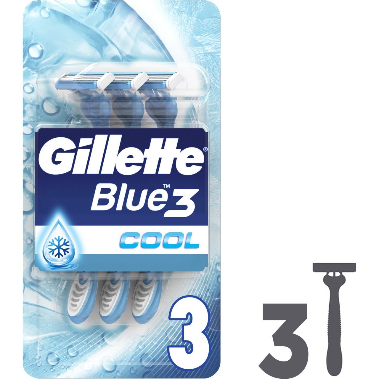 Gillette Blue3 Kartela 3lü