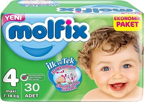 Molfix Havalı Jumbo Boy 4 Beden 7-14kg