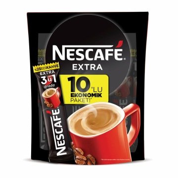 Nescafe Extra 3ü1 Arada 10lu Poşet