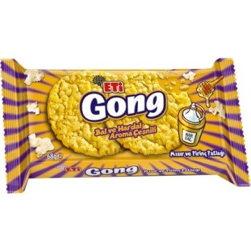 Eti Gong Mısır Ve Pirinç Patlağı Bal-Hardal Aroma Çeşnili 68gr