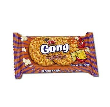 Eti Gong Mısır Ve Pirinç Patlağı Peynir-Acı  Aroma Çeşnili 68gr