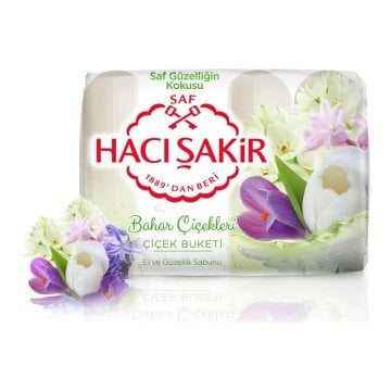 Hacı Şakir Güzellik Sabunu Çiçek Buketi 4*70gr