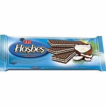 Eti Hoşbeş Hindistan Cevizi Kremalı Kakaolu Gofret 120gr