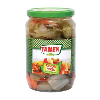Tamek Karışık Turşu 680gr cam