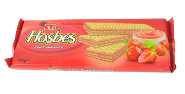 Eti Hoşbeş Çilek Kremalı Gofret 142gr