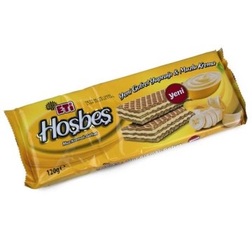 Eti Hoşbeş Muz Kremalı Gofret 142gr