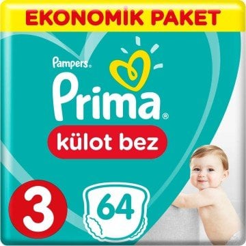Prima Pants Külot Bez Jumbo Boy 3 Beden 6-11kg