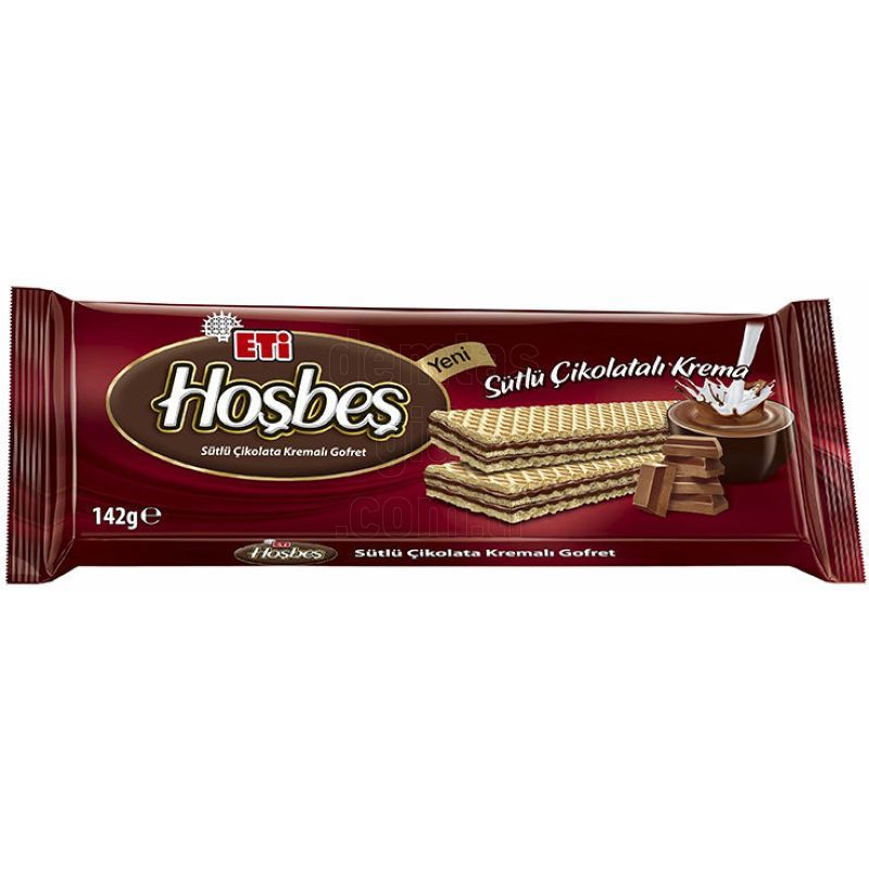 Eti Hoşbeş Sütlü Çikolata Kremalı Gofret 120gr