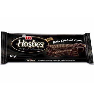 Eti Hoşbeş Bitter Çikolata Kremalı Kakaolu Gofret 120gr