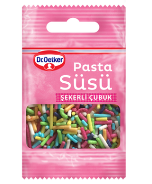 Dr. Oetker Pasta Süsü Şekerli Çubuk 10gr