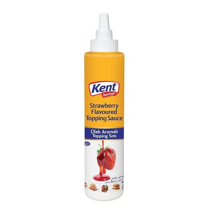 Kent Çilek Aromalı Topping Sos 750gr