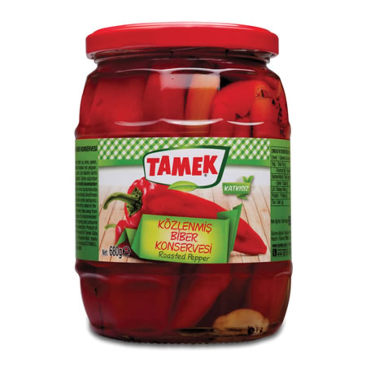 Tamek Közlenmiş Kırmızı Biber 680gr