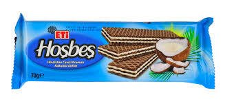 Eti Hoşbeş Hindistan Cevizi Kremalı Kakaolu Gofret 70gr