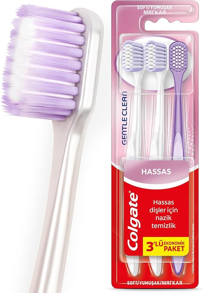 Colgate Gentle Clean Ekonomik Paket 3'lü Soft