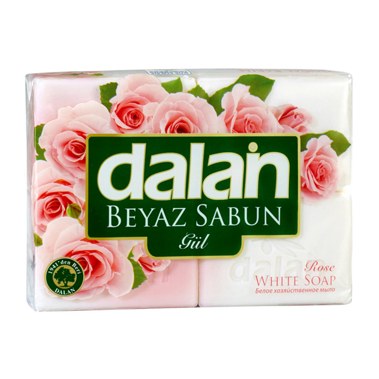 Dalan Geleneksel Saf Beyaz Banyo Sabunu Gül 600gr
