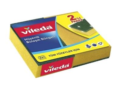 Vileda Hijyenik Bulaşık Süngeri 2'li