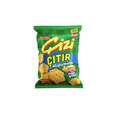 Ülker Çizi Çıtır Atıştırmalık Peynir, Soğan 80gr