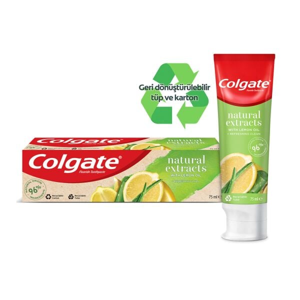 Colgate Natural Extracts Limon Yağı Diş Macunu 75ml