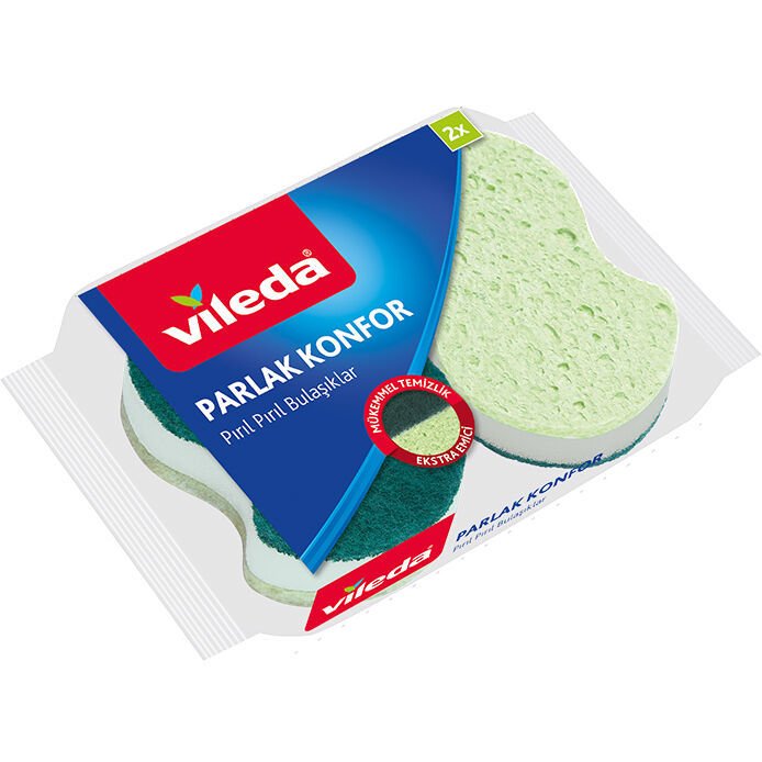 Vileda Parlak Konfor Sünger Oval 2li