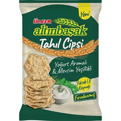 Ülker Altınbaşak Tahıl Cipsi Yoğurtlu Mevsim Yeşillikli 120 gr