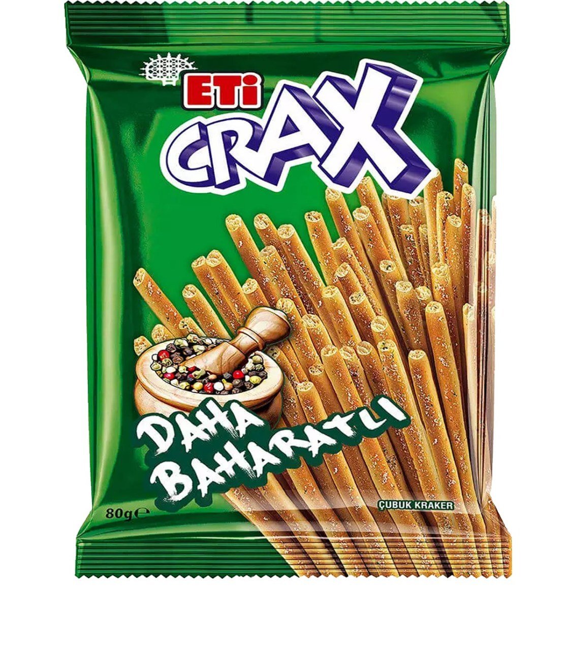 Eti Crax Daha Baharatlı Çubuk Kraker 80gr