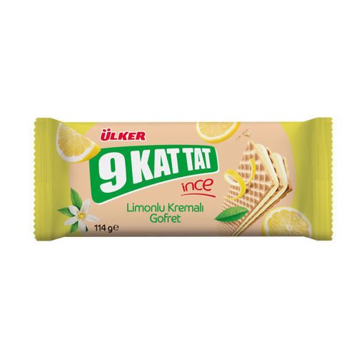 Ülker 9 Kat Tat İnce Limonlu Kremalı Gofret 114gr